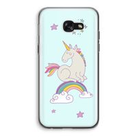 Regenboog eenhoorn: Samsung Galaxy A5 (2017) Transparant Hoesje