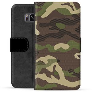 Samsung Galaxy S8+ Premium Portemonnee Hoesje - Camo