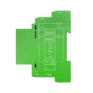 Shelly Pro Dimmer 2PM Ingebouwd Blauw, Groen, Grijs