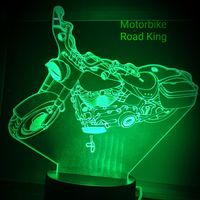 3D LED LAMP - MOTORBIKE ROAD KING