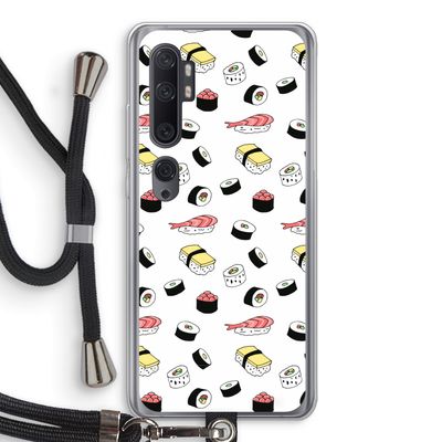 Sushi time: Xiaomi Mi Note 10 Pro Transparant Hoesje met koord