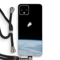 Alone in Space: Pixel 4 Transparant Hoesje met koord