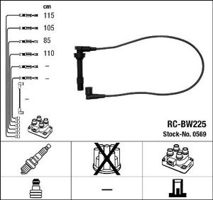 Bougiekabelset RCBW225