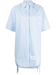 Thom Browne robe-chemise à manches courtes - Bleu