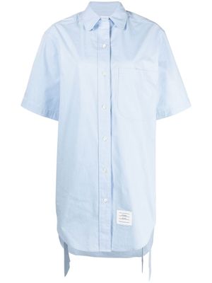 Thom Browne robe-chemise à manches courtes - Bleu