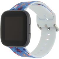 Fitbit Versa Print Sport Band - Kerst Blauw