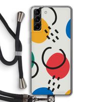 Illustratieve pop 3: Samsung Galaxy S21 Plus Transparant Hoesje met koord