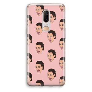 Ugly Cry Call: OnePlus 6 Transparant Hoesje