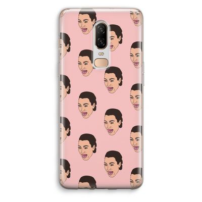 Ugly Cry Call: OnePlus 6 Transparant Hoesje