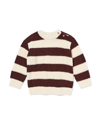 HEMA Babytrui Strepen Bruin (bruin)