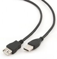 Gembird CCP-USB2-AMAF-15C USB-kabel 4,6 m USB 2.0 USB A Zwart - thumbnail