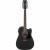 Ibanez AW8412CE Artwood Weathered Black 12-snarige elektrisch-akoestische westerngitaar