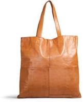 MUUD Show Whisky - Handgemaakt leren shopper voor dagelijks gebruik 39x35cm