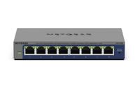 NETGEAR GS108Ev4 Unmanaged L2/L3 Gigabit Ethernet (10/100/1000) Grijs - thumbnail