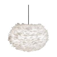 Umage Eos Medium hanglamp white - met koordset zwart - Ø 45 cm