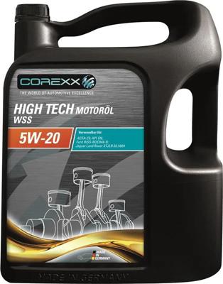 COREXX Motoroil 5w-20 5 l high tech wss