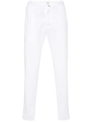 Kiton Broek met trekkoord - Wit