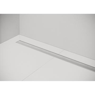Easy Drain Compact 30 FF zero douchegoot enkele plaat met zijuitloop 6x90cm RVS edcomffz900-30