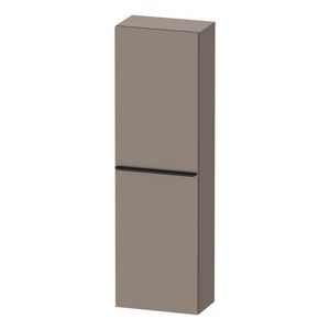 Hoge Kast Duravit D-Neo Kolomkast Wand 132 cm Rechtsdraaiend Mat Basalt Duravit