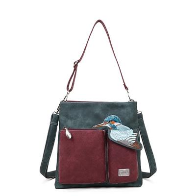 Hi-di-hi Schoudertas Kingshopper Donker Blauw/Paars - PRE ORDER: LEVERBAAR VANAF SEPTEMBER 2025