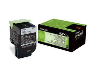 Lexmark 802K tonercartridge 1 stuk(s) Origineel Zwart