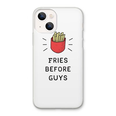 Fries before guys: iPhone 13 Transparant Hoesje