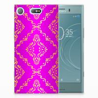 Siliconen Hoesje Sony Xperia XZ1 Compact Barok Roze