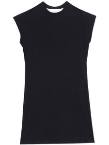 MM6 Maison Margiela layered cotton midi dress - Noir