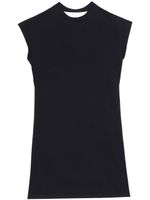 MM6 Maison Margiela layered cotton midi dress - Noir - thumbnail