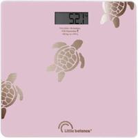Personenweegschaal - LITTLE BALANCE - 8729 - Metallic gouden schildpadden - USB-repareerbaar - 180 kg / 100 g - Roze