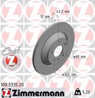 Remschijf Coat Z 100333520