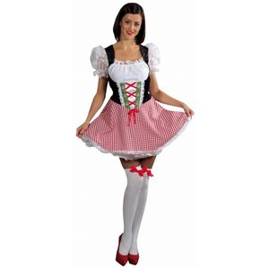 Oktoberfest jurkje rood voor dames