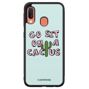 Samsung Galaxy A20e hoesje - Go sit on a cactus