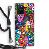 Vexx Mixtape: Samsung Galaxy Note 10 Lite Transparant Hoesje met koord