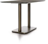 Bistrotafel Brest 120 x 75 | Stone Anthracite in 2 kleuren