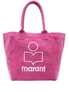 ISABEL MARANT sac cabas Yenky à logo brodé - Rose