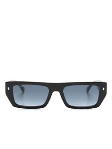 DSQUARED2 EYEWEAR lunettes de soleil à monture rectangulaire - Noir