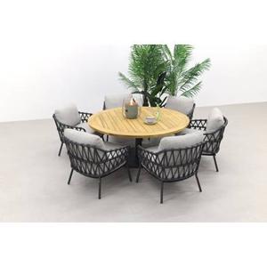 4 Seasons Calpi|Saba Ø160 cm. - Low dining - ronde tuinset