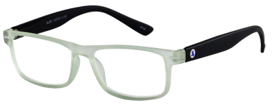 Leesbril INY Alex-G39700-Transparant/Zwart-+1.00