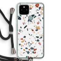 Terrazzo N°4: Pixel 5 Transparant Hoesje met koord