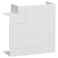 Hager BR651305H9016 Vlakke winkelhaken (b x d) 130 mm x 68 mm Wit 1 stuk(s)
