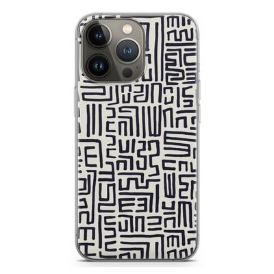 Moroccan Print: iPhone 13 Pro Transparant Hoesje