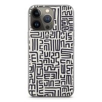 Moroccan Print: iPhone 13 Pro Transparant Hoesje