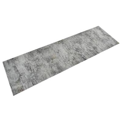 VidaXL Keukenmat wasbaar betonprint 60x180 cm fluweel