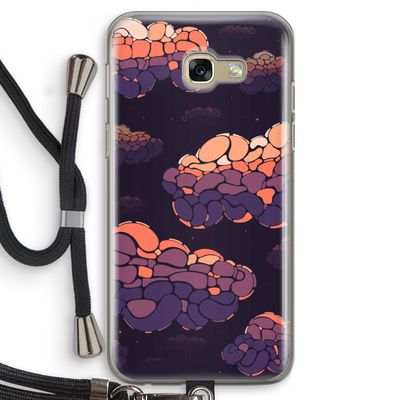 Patroon Wolken: Samsung Galaxy A5 (2017) Transparant Hoesje met koord