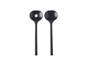 Mepal saladebestek Bloom 2-delig - pebble black