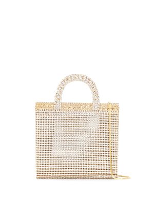 Rosantica mini sac à ornements de pierres précieuses - Métallisé