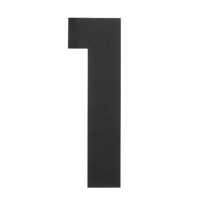 Intersteel XL huiscijfer 30 cm hoog - mat zwart
