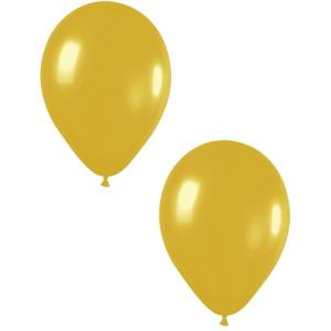 Feest ballonnen - metallic goud - 50x stuks - 30 cm - verjaardag versiering