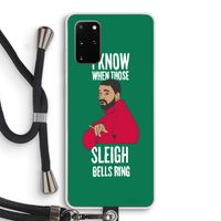 Sleigh Bells Ring: Samsung Galaxy S20 Plus Transparant Hoesje met koord